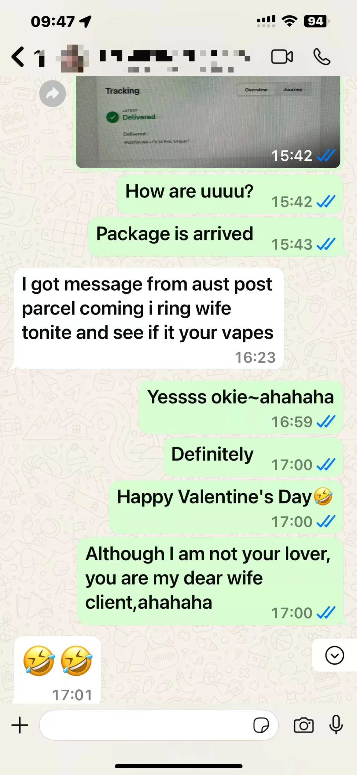 Customer praise screenshot 4